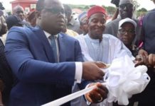 Boké : Inauguration du poste électrique par le Premier ministre Dr Goumou
