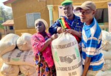 Kantely (Boffa) : Le FDSI distribue la récolte de la phase pilote de son projet agricole aux indigents