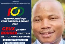 Dr Dansa KOUROUMA, un acteur engagé qui fait bouger la transition en Guinée…