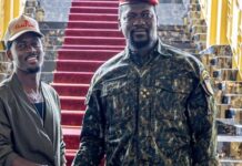 L’artiste franco-guinéen black-M reçu par le Gl Doumbouya
