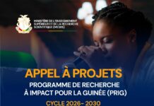 MESRS – PRIG 2026–2030 | Lancement officiel de l’appel à projets du Programme de Recherche à Impact pour le Développement Durable de la Guinée