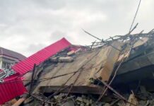 Conakry: éffondrement d’un immeuble R+9 à Démoudoula, au moins trois morts et plusieurs blessés, les secours toujours à pied d’œuvre