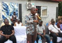 Kankan : L’Honorable Aly Badara Condé sur le terrain au contact des populations