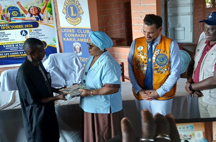 Éducation: Le Lions Club Conakry Kakilambé remet 222 kits scolaires aux enfants vulnérables de la capitale
